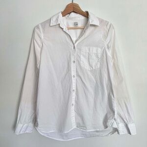 Madewell White Button Down Shirt